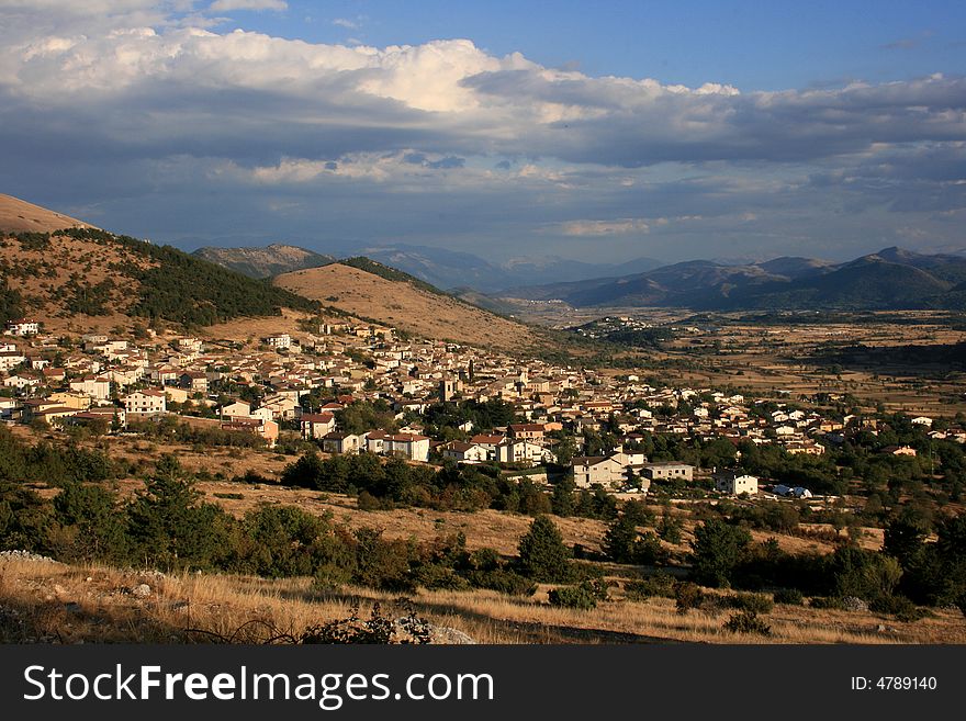 This is a small village of Abruzzo in Italy