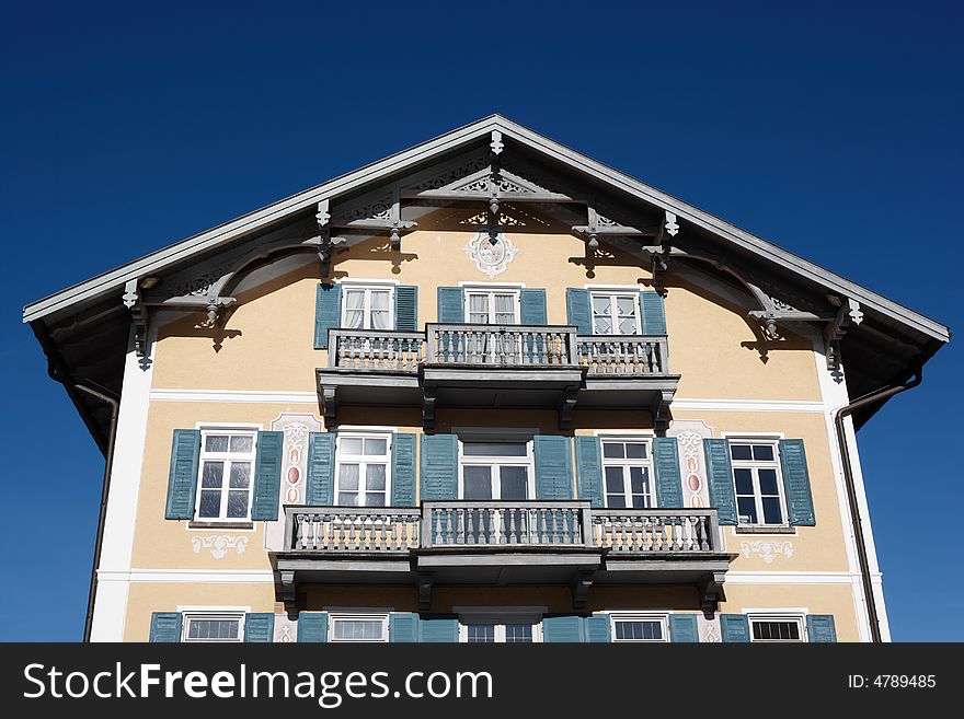 Bavarian town hall of Tegernsee