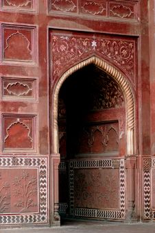 India, Agra: Taj Mahal Mosque Royalty Free Stock Photos India, Agra: Taj Mahal Mosque Royalty Free Stock Photos