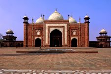 India, Agra: Taj Mahal Mosque Stock Images India, Agra: Taj Mahal Mosque Stock Images