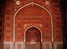 India, Agra: Taj Mahal Mosque Royalty Free Stock Photos India, Agra: Taj Mahal Mosque Royalty Free Stock Photos