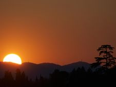Golden Sunset Royalty Free Stock Photo Golden Sunset Royalty Free Stock Photo