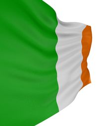 3D Irish Flag Stock Image