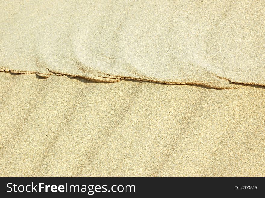 Stripe In Sand Beach