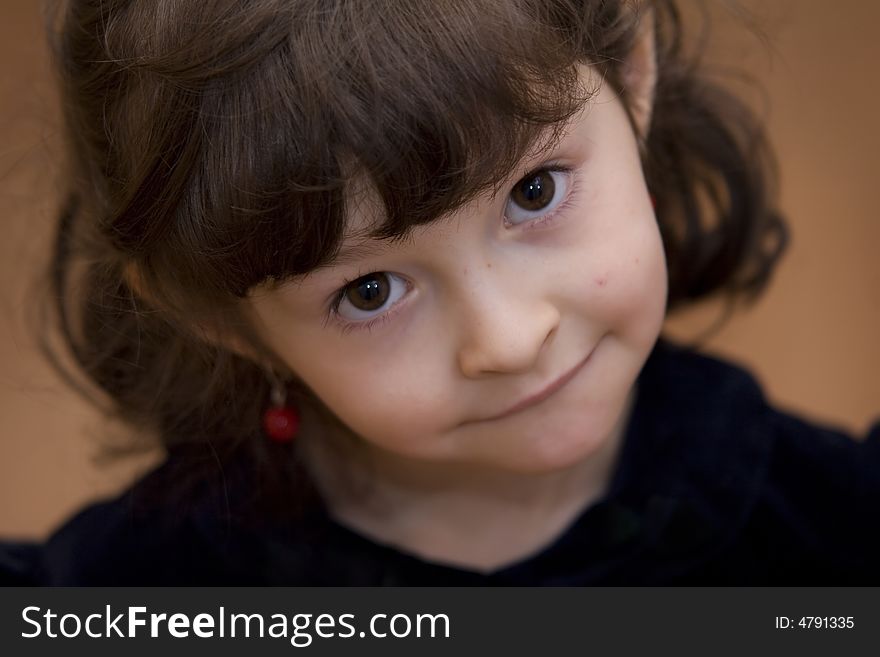 Girl In The Red Earrings