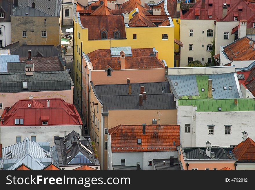 Roofs Of Passau
