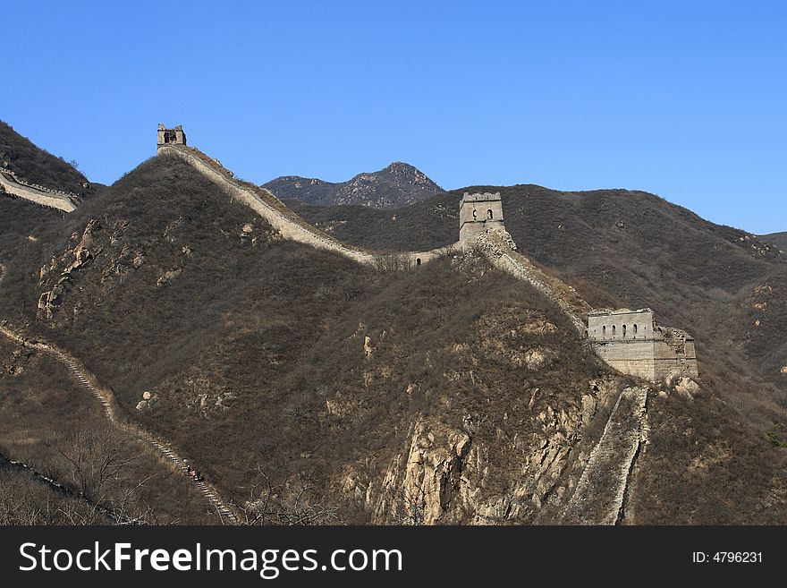 Great Wall Of China Ruins