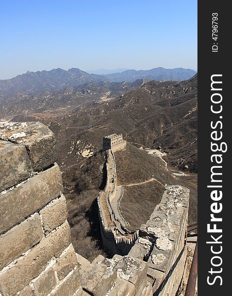 Great Wall Of China Ruins
