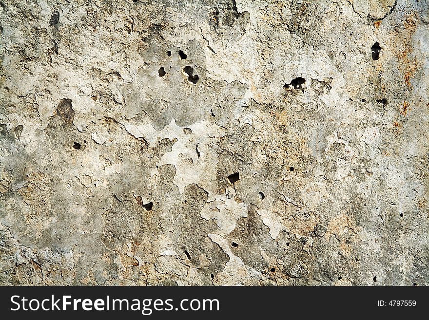 Texture of the old plastered wall. Texture of the old plastered wall