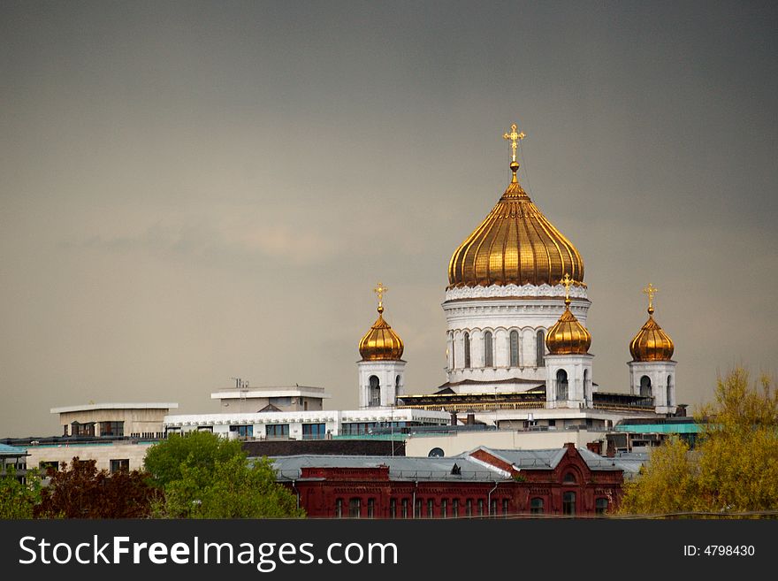 The Temple of the Christ the Savior in Moscow