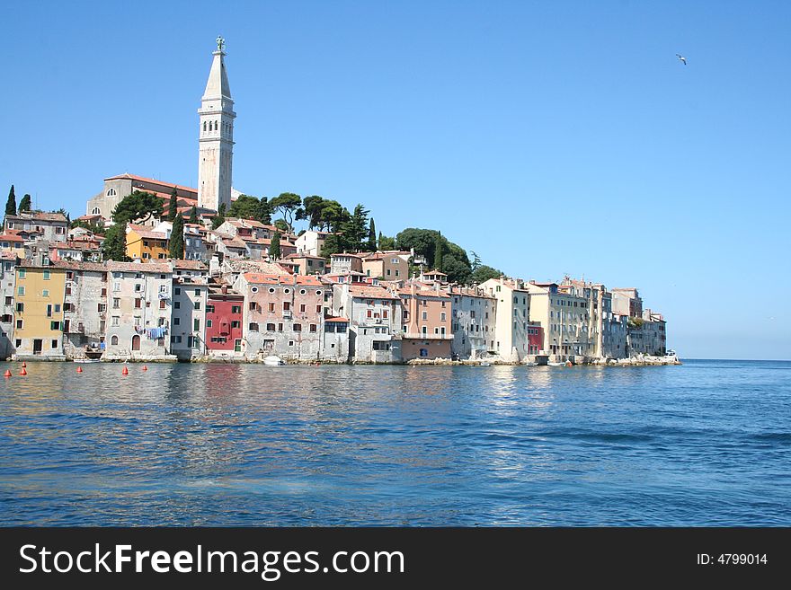 Medieval town Rovinj Istra Croatia