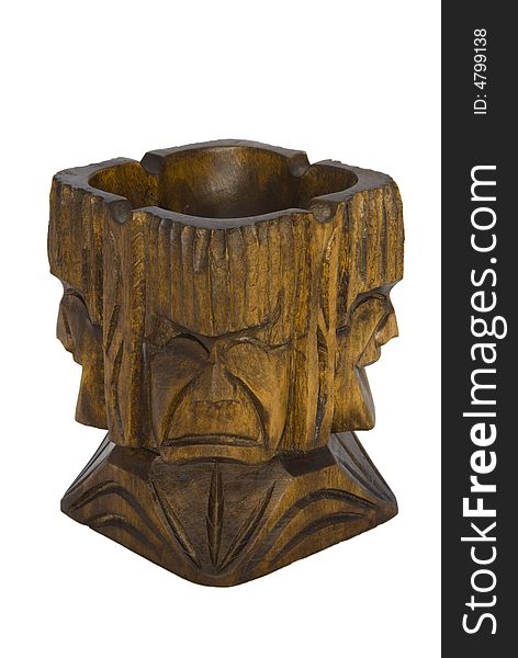Traditional Ifugao Ashtray. This is a wooden souvenir bought in the Philippines (North Luzon). These wooden pieces are based on old traditional designs and made by the local Ifugao people. Traditional Ifugao Ashtray. This is a wooden souvenir bought in the Philippines (North Luzon). These wooden pieces are based on old traditional designs and made by the local Ifugao people.