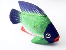 Wooden Fish Royalty Free Stock Photography Wooden Fish Royalty Free Stock Photography