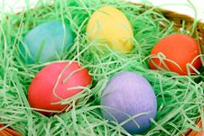 Easter Basket Background Royalty Free Stock Photo Easter Basket Background Royalty Free Stock Photo