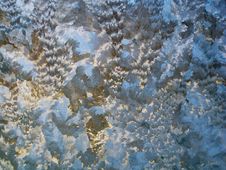 Frozen Window Royalty Free Stock Photography
