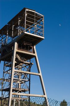 Old Mine Tower Royalty Free Stock Image Old Mine Tower Royalty Free Stock Image