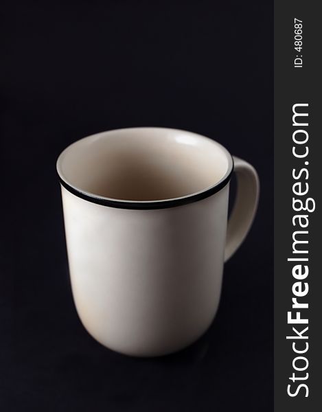 Coffee Cup, black background