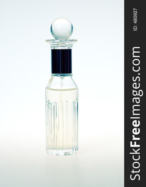 Glass perfume bottle