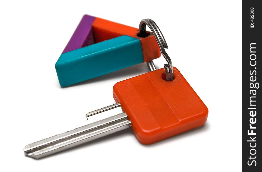 Single Key w/ Colorful Tag