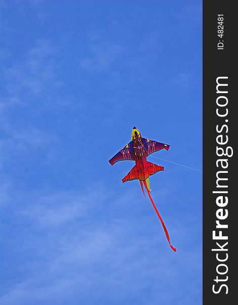 Beautiful day to fly a kite, blue skys & white clouds. Beautiful day to fly a kite, blue skys & white clouds