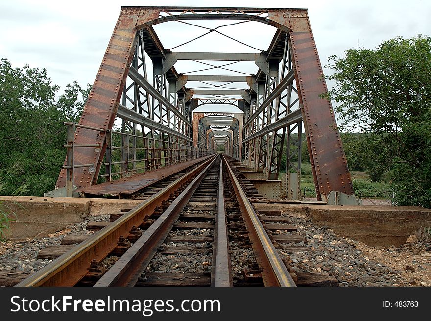 Old train bridge