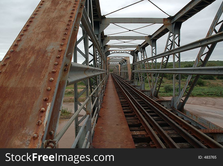 Old Rusty Train Bridge