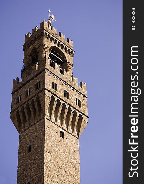 Stone tower in Venice, Italy