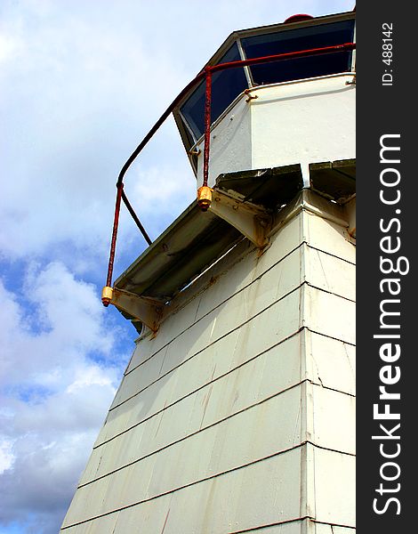 Lighthouse at the coast of Norway. Lighthouse at the coast of Norway