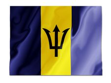 Barbados Fluttering Stock Photography