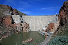 Roosevelt Dam Royalty Free Stock Photos Roosevelt Dam Royalty Free Stock Photos