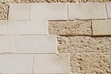 A Brick Stone Wall Stock Photography A Brick Stone Wall Stock Photography