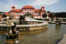 Baroque Manor House In Prague Royalty Free Stock Image Baroque Manor House In Prague Royalty Free Stock Image