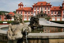 Baroque Manor House In Prague Royalty Free Stock Photo Baroque Manor House In Prague Royalty Free Stock Photo