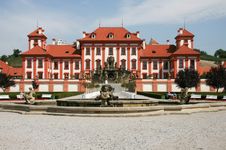 Baroque Manor House In Prague Royalty Free Stock Image Baroque Manor House In Prague Royalty Free Stock Image