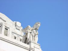 Horse Station Statue Royalty Free Stock Photos Horse Station Statue Royalty Free Stock Photos