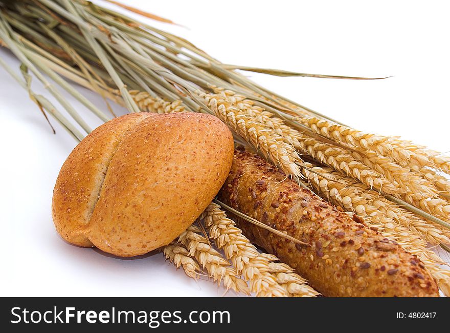 Various baking isolated on white background