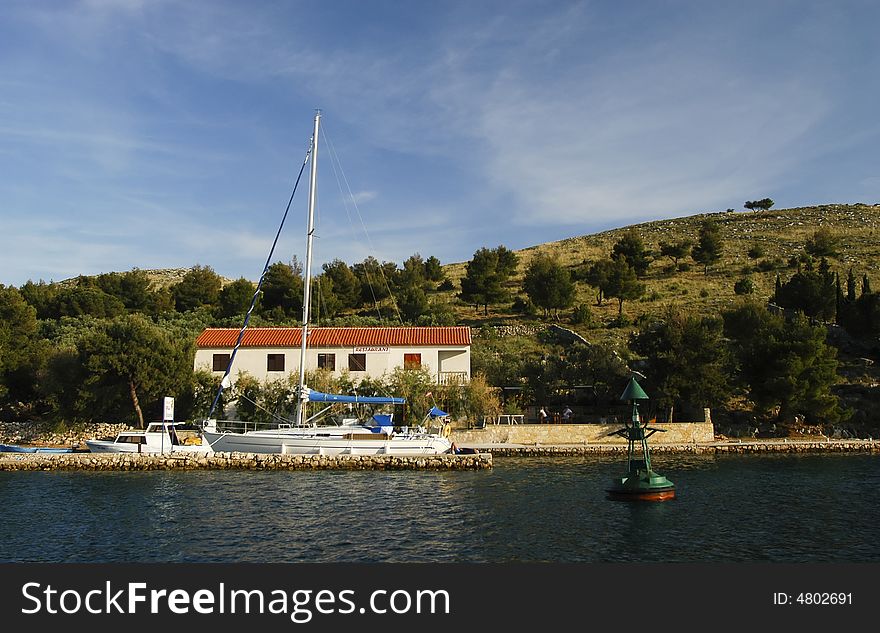 Sailing on the Adriatic sea, Croatia. Sailing on the Adriatic sea, Croatia