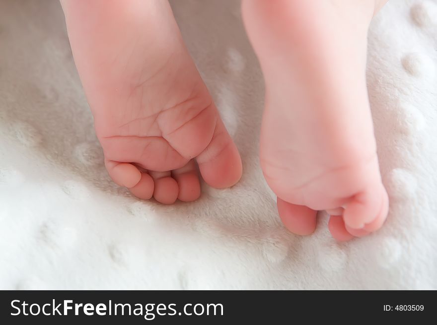 Feet of 3 month old baby