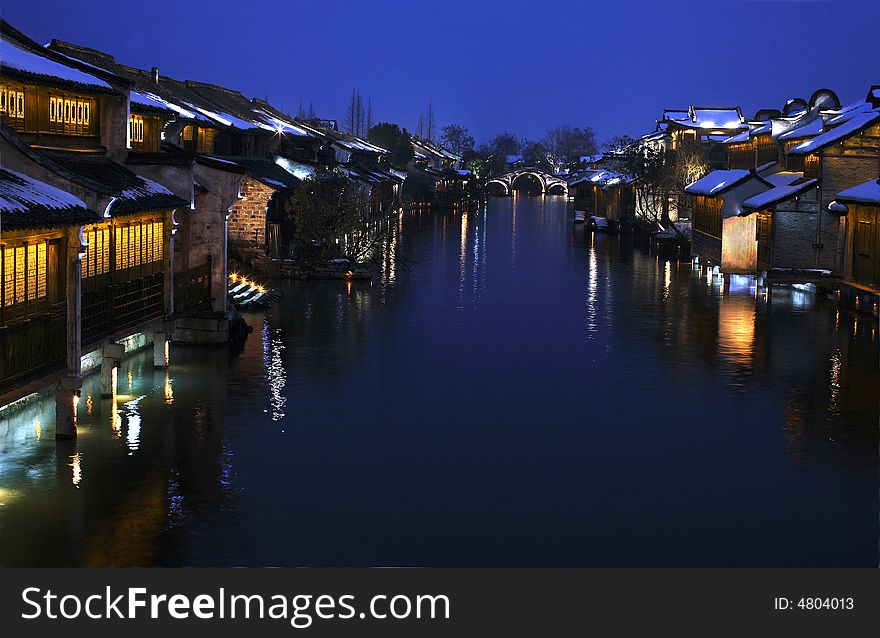 Night Scene In Wuzheng