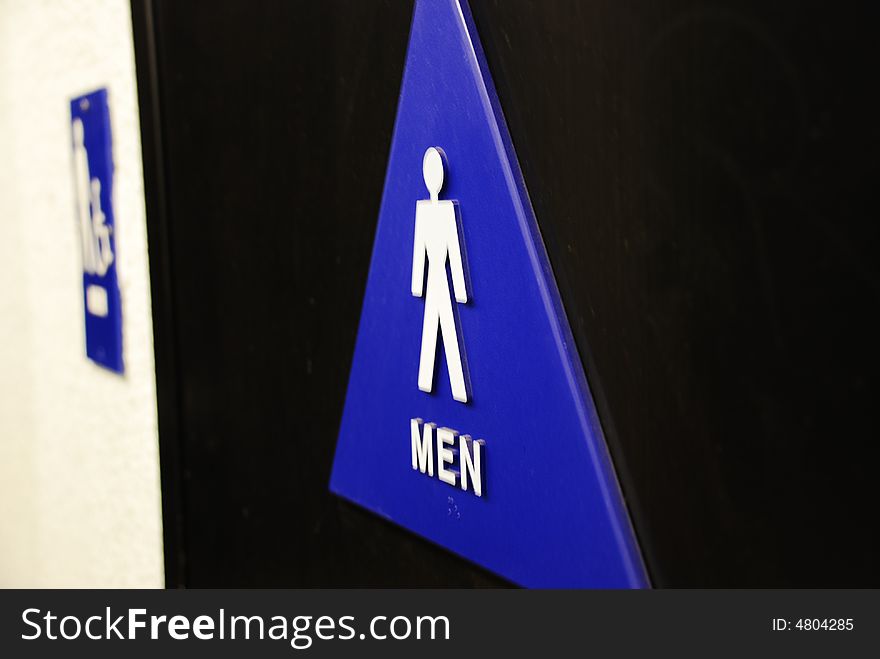 A bathroom sign at ucsc. A bathroom sign at ucsc