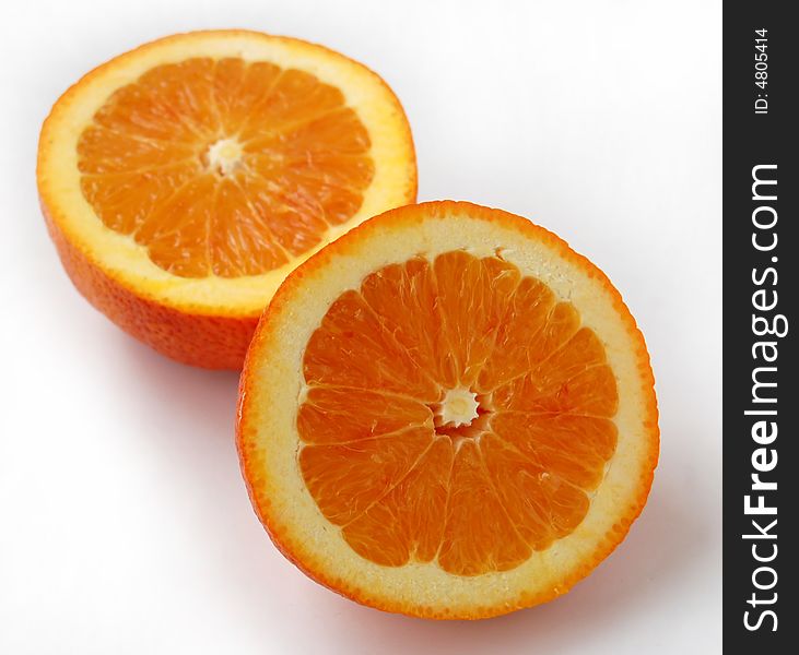 Two Slices Of Oranges