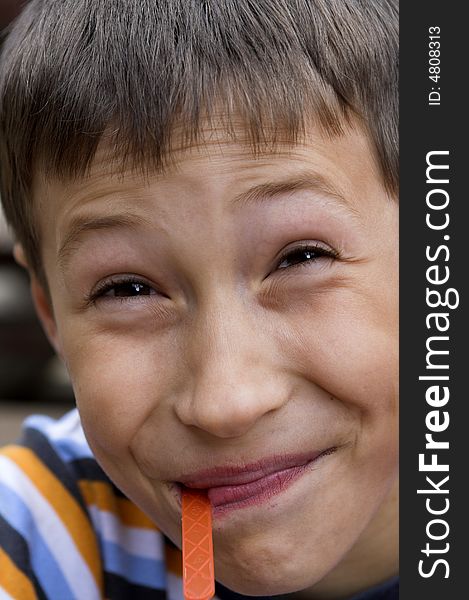 Boy With An Ice-cream