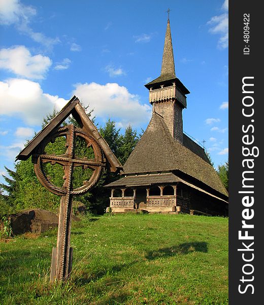 The talles wooden church of Europe