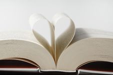 Book With Heart Sheet Stock Photography Book With Heart Sheet Stock Photography