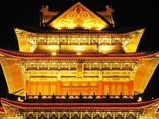 Ancient Architecture Night Lights Royalty Free Stock Photo Ancient Architecture Night Lights Royalty Free Stock Photo
