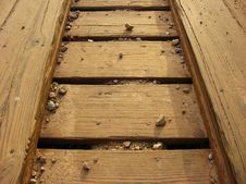 Closeup Of Bridge Planks Royalty Free Stock Photography Closeup Of Bridge Planks Royalty Free Stock Photography