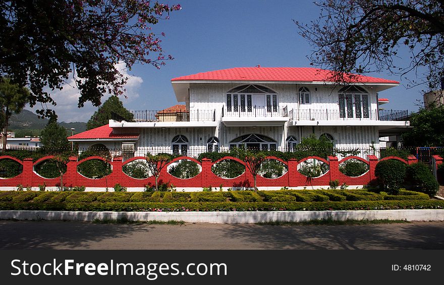 Beautiful landscaping of a private house in Islamabad. Beautiful landscaping of a private house in Islamabad