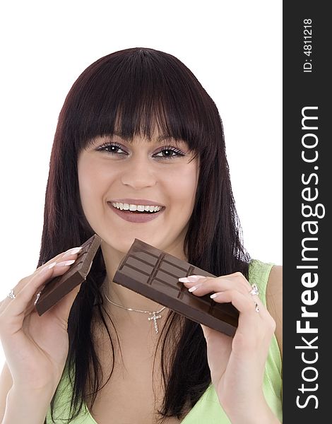 Woman With A Chocolate