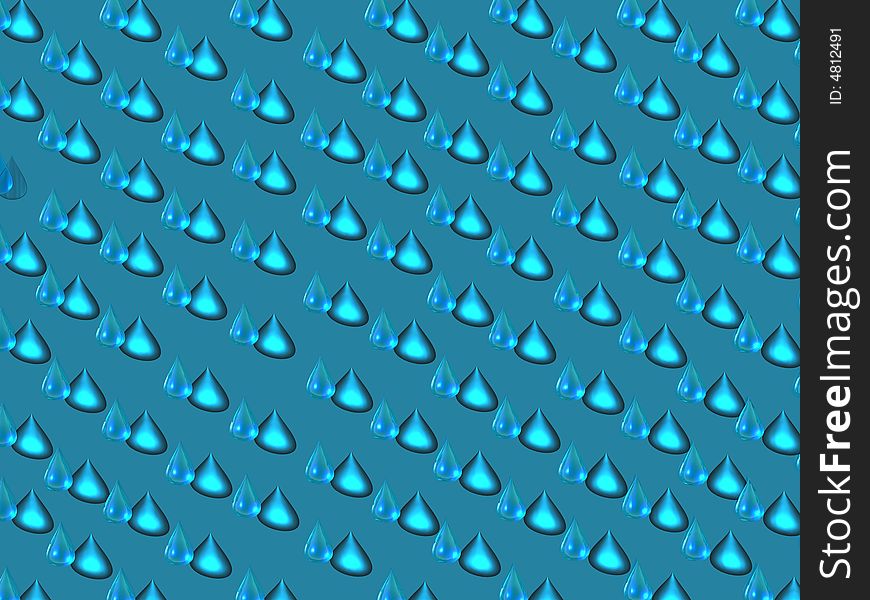 Background consisting of set of rain drops