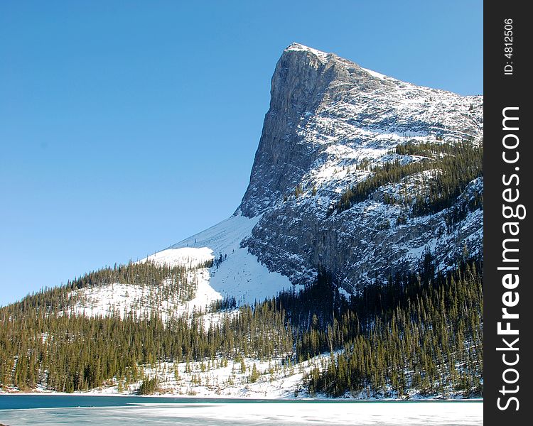 Peaks of snow moutain covered by snow. Peaks of snow moutain covered by snow